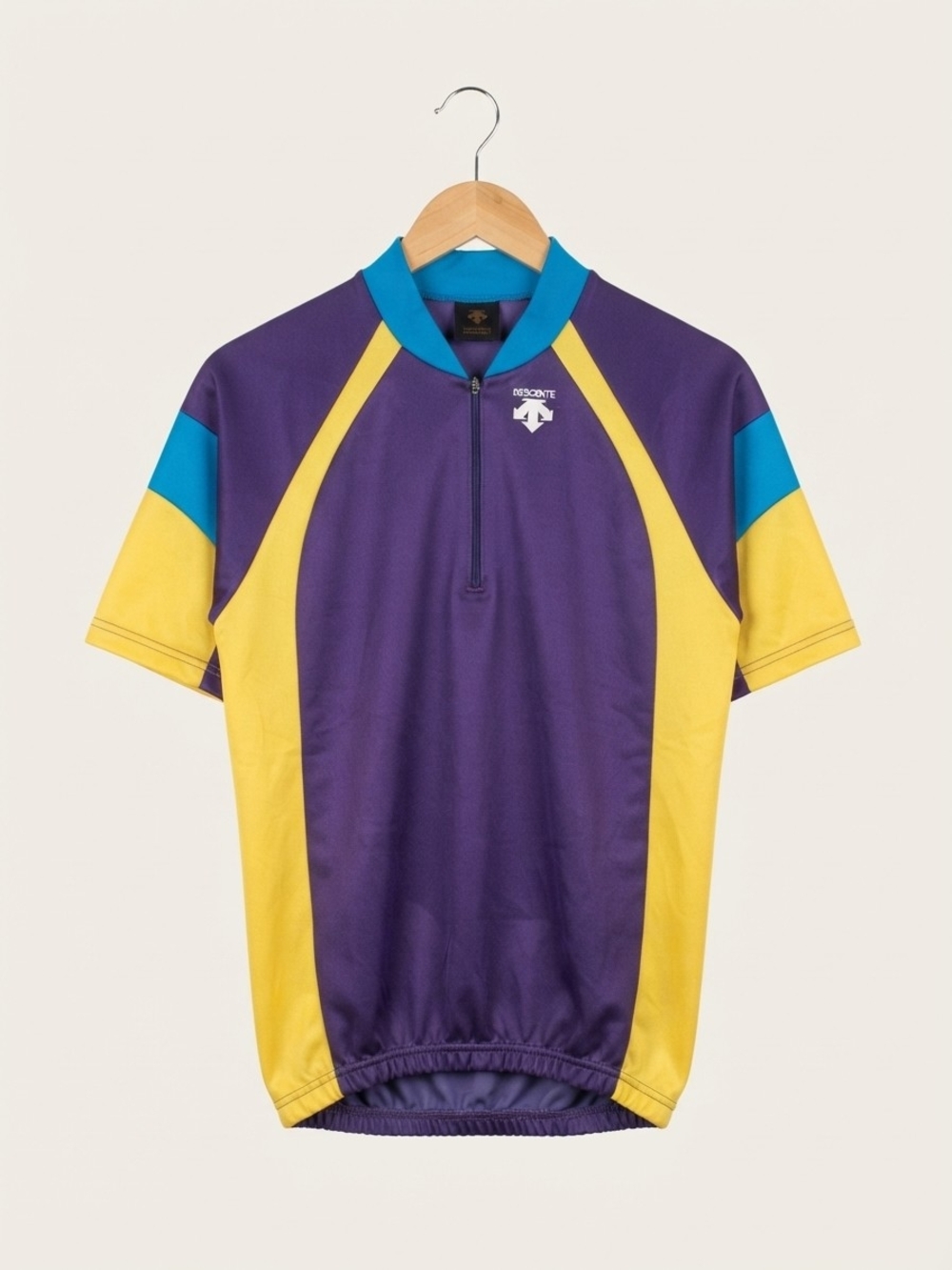 Vintage Descente Half-Zip Cycling Jersey  (0313M)